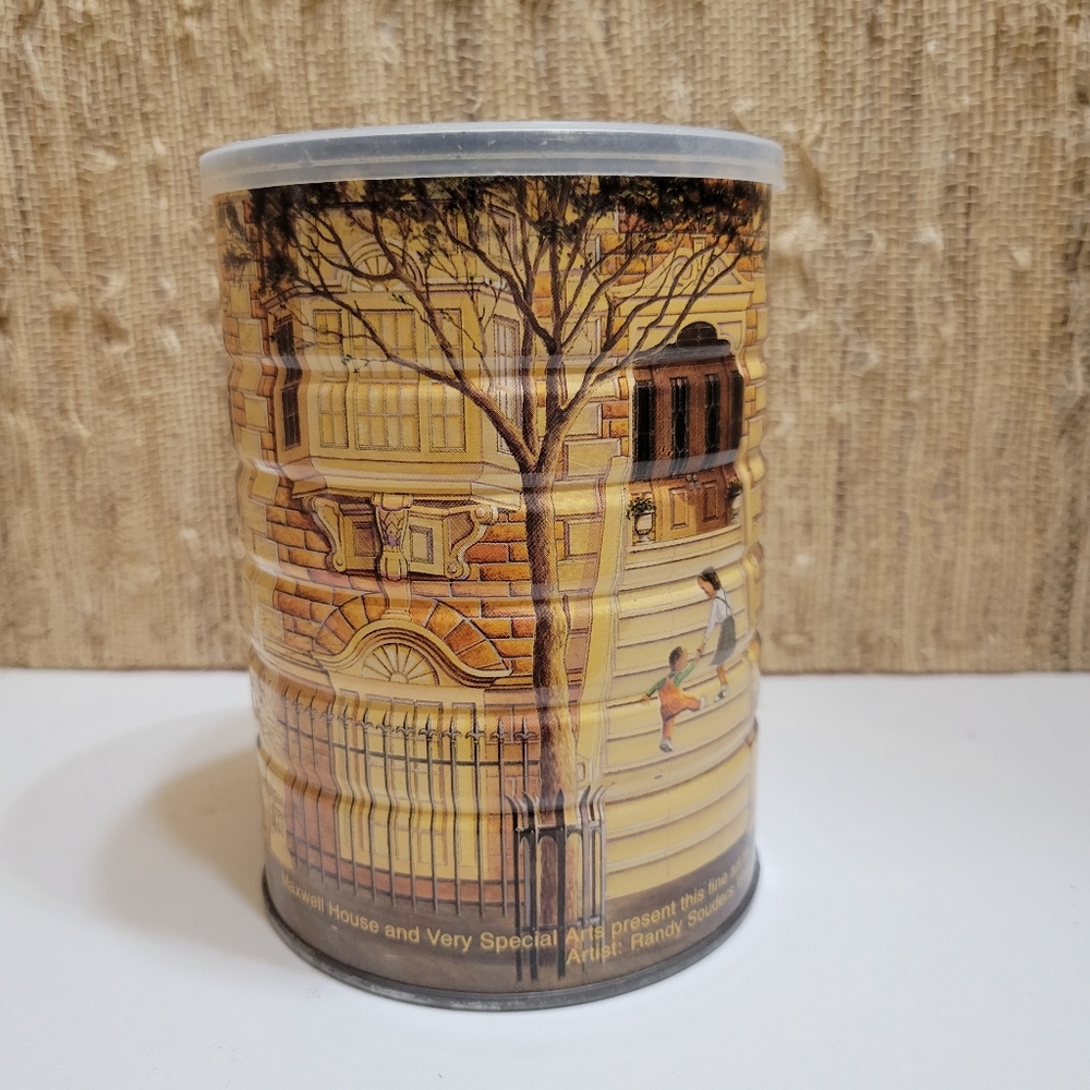 Vintage Maxwell House Fine Art Coffee Tin Canister